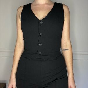 Black Set - pants and vest